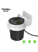 Dual USB Charging Cup Holder