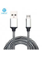 Low cost braided usb micro