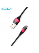 Nylon braided micro usb cable